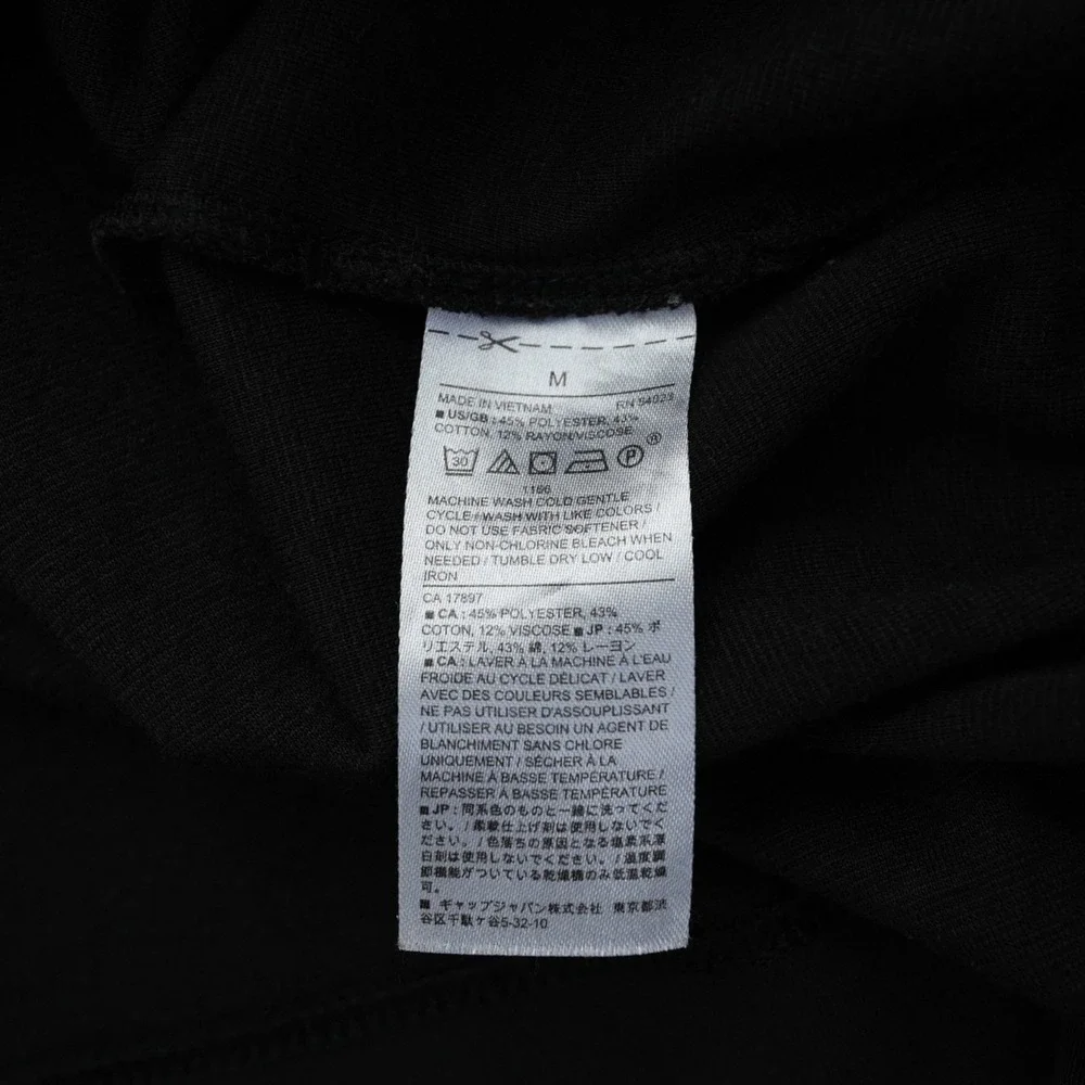 Banana Republic Hoodie Men Black Pullover Sweatshirt Pocket Moisture‎ Wicking M
